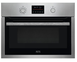 BO4BEMGM (944005072), AEG Mikrowelle mit Grill, Chrom, 45x60